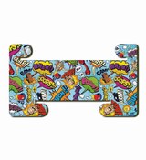 Resim WuW Pop Art Mdf Yatay Ve Dikey Baskılı Tablet Tutucu Stand 