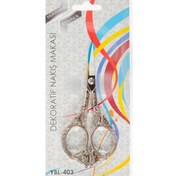 Resim Nakış Makası Dekoratif Gümüş Kuş YBL-403 Model 21 