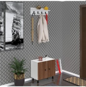 Resim Kenzlife Ayakkabılık Cimcime3 Cvzbyz 53 060 32 Kapaklı 3 Raflı 9 Çift Ayakkabı Kapasitesi Ahşap 