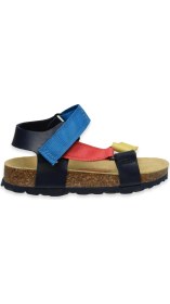 Resim Superfit 000116-f Fussbettpantoffel Lacivert Çocuk Sandalet 