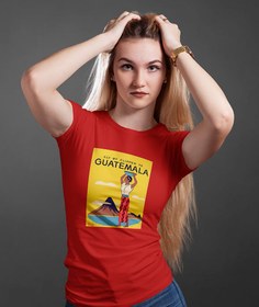 Resim Guatemala’ya Uçuş Kadın Tişört 