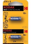 Resim Pil 27 A Araba Garaj Kumanda Pili 12 Volt 1 Paket 2 li Kodak 27A 