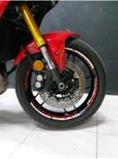 Resim MLH STORE Bajaj Pulsar Ns200 Ferrari Sticker Etiket Modeli 