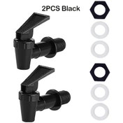 Resim Willowhaven 2 Adet Siyah Su Sebili Yedek Parçası - Elektriksiz Pratik Montaj Dayanıklı Mutfak Banyo 