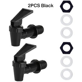Resim Willowhaven 2 Adet Siyah Su Sebili Yedek Parçası - Elektriksiz Pratik Montaj Dayanıklı Mutfak Banyo 