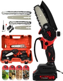 Resim Newstar New Star Şarjlı Budama Testeresi Çift Kama Kırmızı 