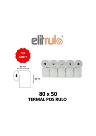 Resim Elitrulo Termal Pos Rulo 80mm X 50mt - 10 Adet 