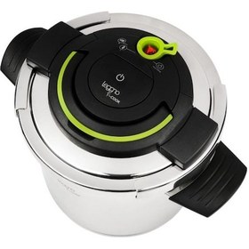 Resim Leggno Pcp1212pc4 Procook Pre. Düdüklü Tencere 4lt +4 Kapak Cont. Gümüş - Siyah 