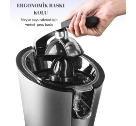 Resim Rowenger D-8036F 600WATT Elektrikli Narenciye Sıkacağı Portakal Sıkacağı Meyve Sıkacağı 