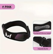 Resim Xuweiwei Pınk Silikon Dizlik Ayarlanabilir Patella Koşu Basketbol Tenis Pembe 