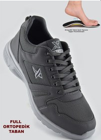 Resim 129 Ortopedik Rahat Unisex Erkek Kadın Spor Ayakkabı 36-44 Gri 