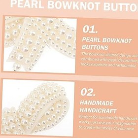 Resim Anneome Benzersiz Fiyonk Düğmeler Ayakkabılar Çanta Dekoru Mücevher Yapımı El Sanatları Süslemeleri Için Düğmeler 