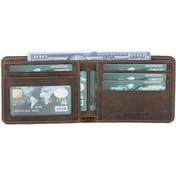 Resim Bouletta Pier Deri Erkek Cüzdan Kahverengi (443084208) 