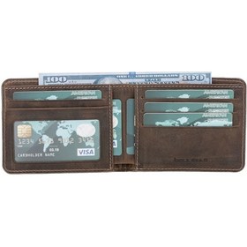 Resim Bouletta Pier Deri Erkek Cüzdan Kahverengi (443084208) 