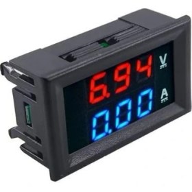 Resim Hatfon Voltmetre & Ampermetre Dual Digital (0 ~ 30V / 0 ~ 100A ) G.y. Dc Şöntlü 
