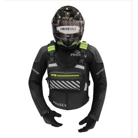 Resim Mts Mb18 Reflektörlü Göğüs Çantası Siyah 