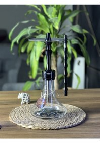 Resim Wow Legend Vikings Model Siyah Nargile Takımı 