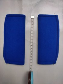 Resim SS Oto BEBEK KOLTUĞU EMNİYET KEMER PEDİ,(2 adet) Yumuşak kumaş Puset, Mama Sandalyesi (MAVİ) 