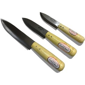 Resim Meşhur Antakya Dövme Derviş Mutfak Bıçağı 3 Adet 18 CM x 22 CM x 24 CM 