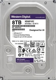 Resim Wd 8tb Purple Wd82purz 7200rpm 256mb 7x24 Güvenlik Harddisk İthalat 