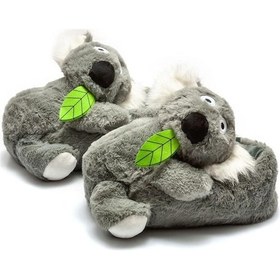 Resim Twıgy Tw Koala Gri Kadın Hayvanlı Panduf 36/41 Gri 