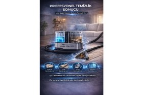 Resim Msy Elektronik Buharlı Koltuk ve Halı Temizleme Makinesi Spot Cleaner Güçlü Vakumlu Taşınabilir 