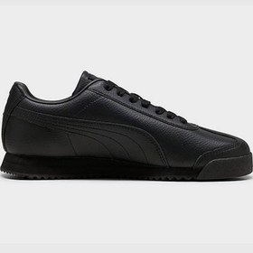 Resim Puma Roma Basic Erkek Siyah Hakiki Deri Snreaker 39686814 Orijinal |