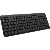 Resim Logitech K250 Kablosuz Tam Boyutlu Kompakt Türkçe Bluetooth Klavye - Siyah 