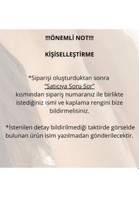 Resim Queen Silver Jewelry 925 Ayar Gümüş Lacivert Göz Boncuklu Çocuk Künye İsim Yazılı Altın 