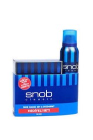 Resim Snob Orıjınal Snop Classic Edt Erkek Parfümü 100 ml Snop Deodorant 150 ml 