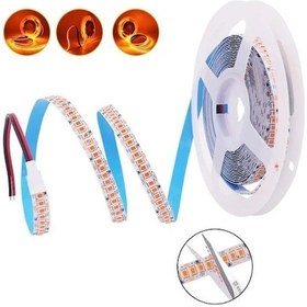 Resim Cata Ct-4538 Amber Işık 5 Metre 240 Çipli İç Mekan Şerit Led 