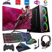 Resim COLLECT INTEL I5 4N 8GB 480GB SSD 4GB RX550 24" Monitörlü Oyun Bilgisayarı (Gaming SET) 