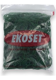 Resim Ekoset 500 Adet Yeşil Küçük Paket Lastiği 40 MM 