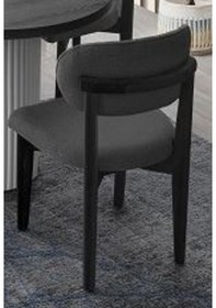Resim Tarsus Ahşap Antrasit Sandalye 6 Adet Antrasit 