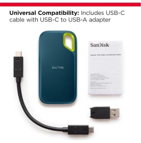 Resim SARVONA Sandisk 4tb Extreme SDSSDE61-4T00-G25M Monterey 1050MB-S Taşınabilir SSD Disk 