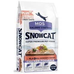 Resim Snow Cat Plus Düşük Tahıllı Yavru Tavuklu Kedi Maması 10 Kg 