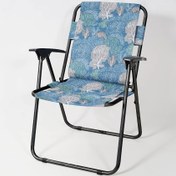 Resim Desenli Plaj Piknik Sandalyesi Turkuaz 