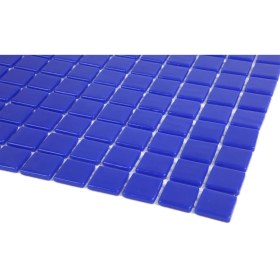 Resim MozaiKristaL Havuz, Banyo, Sauna, Spa Ve Tüm Yüzeyler Için 25x25 Mm Mavi Cam Mozaik. 