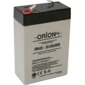 Resim Orion 6V 2.8 Ah Kuru Bakımsız Ince Işıldak Aküsü 