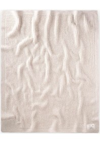 Resim Cigit Selanik Triko Battaniye 80x100 +/-5 Cm Ekru Ekru 