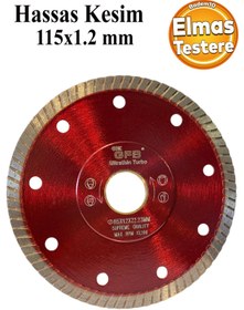 Resim Badem10 Elmas Testere Beton Tuğla Ahşap Granit Mermer Asfalt Plastik Sulu Kuru Kesme Kesici Disk 115 mm 