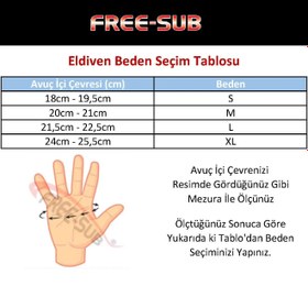 Resim Free-Sub Diver Pro 3mm Kapadokya Neopren Dalış Eldiveni - S 