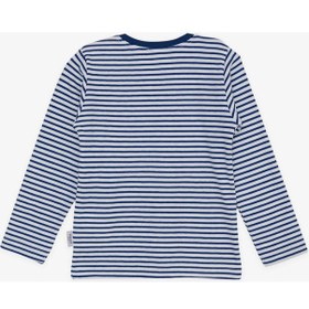 Resim Breeze Girls & Boys Erkek Bebek Uzun Kollu Tişört Çizgili 9 Ay-3 Yaş, Koyu Mavi-koyu Mavi Koyu Mavi 