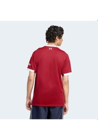 Resim Adidas Liverpool Fc 25-26 İç Saha Erkek Kırmızı Futbol Forması Jv6423 Kırmızı 