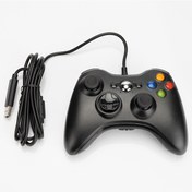 Resim Maiyame Xbox 360 Resmi Kablolu Oyun Kumandası - Pc İçin Siyah Gamepad 