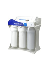 Resim 300 Gpd 1 Ton Kapasiteli 10" Filtreli Reverse Osmosis Su Arıtma Cihazı 