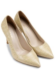 Resim Deery Rugan Bej Stiletto Kadın Topuklu Ayakkabı - 0k101zbejm01 Bej 