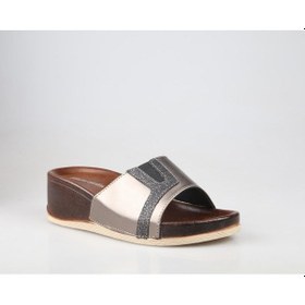 Resim Pierre Cardin Pc-7021 Ortopedik Platin Kadın Terlik Platin 