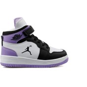Resim Cool Siyah Mor Kız Çocuk Günlük Sneaker Spor Ayakkabı 