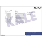 Resim Kale-352990 - Evaporatör Fıat Palıo Albea Strada 1.2 1.4 1.6 16 